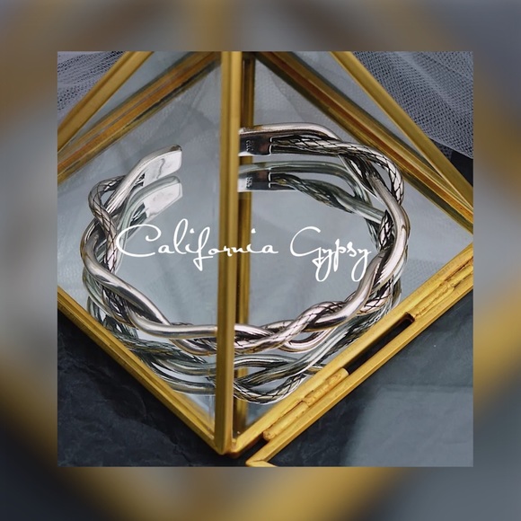 Braided Men’s Silver S925 Bracelet - Picture 3 of 4